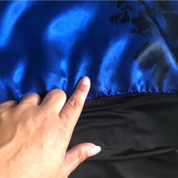 Black & Blue Studio Y One Shoulder Dress Top - Picture 8 of 9